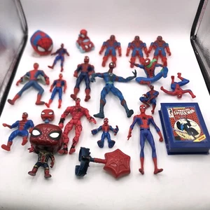Lot Of 21 SPIDER-MAN Action Figures & Accessories  Toy Box / Junk Drawer - Picture 1 of 11