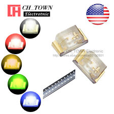 5 Lights 100PCS 0603 (1608) SMD SMT LED Diodes White Red Yellow Blue Mix Kits
