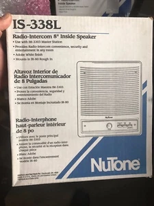 New Biscuit Nutone IS-338L Indoor 8" Intercom Speaker ISA338 for IM3303 IMA3303 - Picture 1 of 3