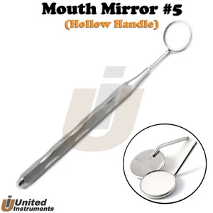 Espejo bucal dental profesional + instrumentos de ortodoncia dentista con mango de enchufe - Imagen 1 de 4