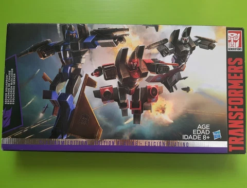 Transformers Platinum Edition G1 Seeker Squadron Coneheads Ramjet Thrust MIB New Cover