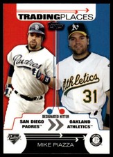 2007 Topps #TP3 Mike Piazza EX/NM San Diego Padres / Oakland Athletics