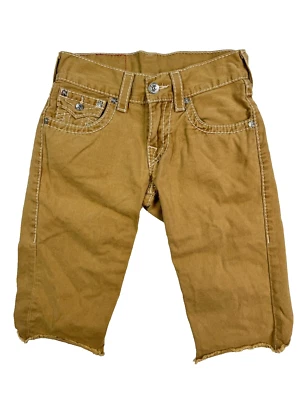 Pantalones Cortos True Religion Big T Para Mujer Talla 27 Corte Solapa Recta COS Dobladillo Crudo Foto 1 de 4