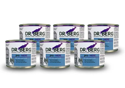 Dr. Berg pro-NIERE Katze Nassfutter Niereninsuffizienz, Niere, Urat / 6 x 200 g - Bild 1 von 4