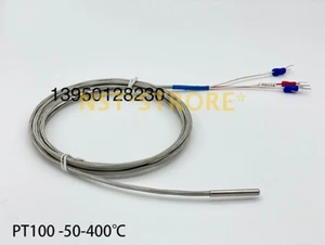 PT100 temperature sensor -50-400°C 3 meters cable accuracy 0.1 - Picture 1 of 1