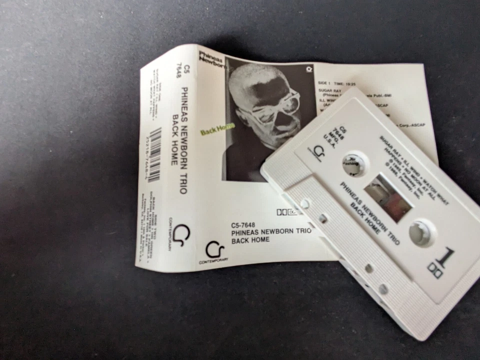 PHINEAS NEWBORN TRIO - BACK HOME - CASSETTE TAPE LIKE NEW - Image 1 of 1