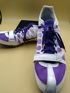 EUC Herren Nike Zoom Rival S lila weiß Track Field Spike Sprint Laufschuhe 13 - Bild 1 von 7