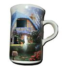 Thomas Kinkaid Lilac Cottage Ceramic Heat Activated Coffee Tea Cup Mug