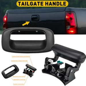 Tailgate Handle and Bezel Trim Kit Set For 1999-2007 Chevy Silverado GMC Sierra - Picture 1 of 10