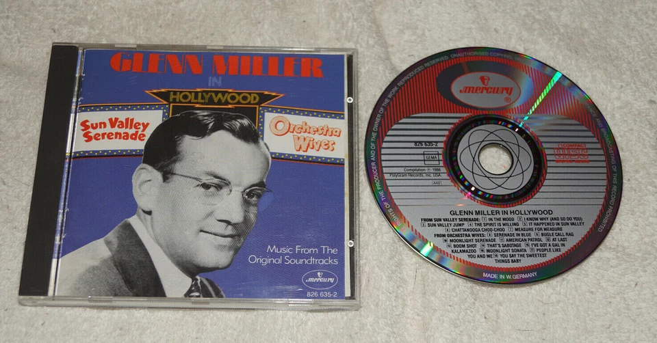 CD : Glenn Miller in Hollywood (1986) Made in West Germany - Imagem 1 de 1