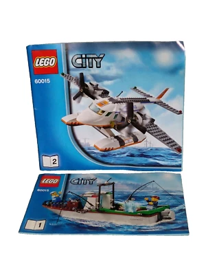 LEGO City 60015 – Notices Officielles  – Bateau de pêche & Avion des garde-côtes - Photo 1/4