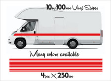 10M MOTORHOME/CARAVAN VINYL STRIPES GRAPHICS DECALS RV CAMPER VAN STICKERS