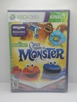 Sesame Street: Once Upon a Monster (Microsoft Xbox 360, 2011) Kinect New Sealed  - Image 1 of 4