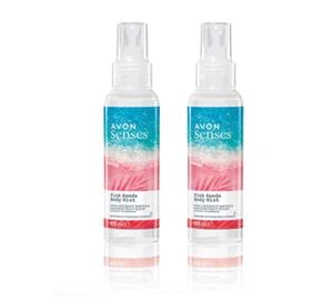 2X Avon Senses Pink Sands Body Mist: Coconut Water & Dragon Fruit - 100ml - Picture 1 of 3