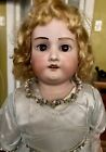 Antique Bisque 23” Doll In Antique Dress & Undergarments & Shoes Etc.