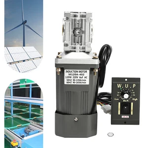 AC 220V 120W 30K Schneckengetriebe Motor Reduziergetriebe Elektrisches Motor - Bild 1 von 19