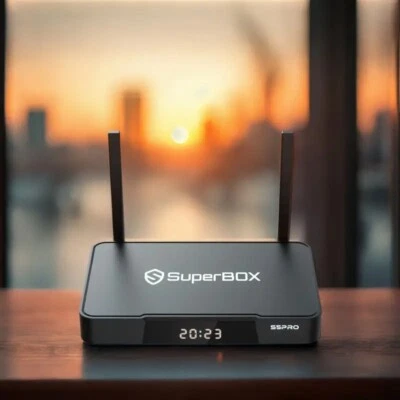 New Superbox S5 PRO Media Player Voice Comm & Costeffective Android12 Fast Ship