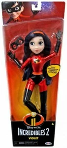 Figura de acción violeta de 11" muñeca articulada The Incredibles 2 en disfraz de lujo y - Imagen 1 de 1