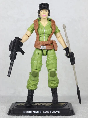 Figura de acción GI Joe 50th Social Class Set LADY JAYE v11 Covert Operations 3,75" Foto 1 de 2