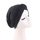 Cancer Chemo Hijab Braid Silky Turban Hats Twisted Headwrap Headwear  Women