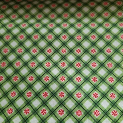 Michael Miller Design "Snowflake Gingham" Patchwork-Stoff, 112x 50 cm - Bild 1 von 3