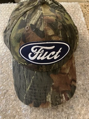 RARE AUTHENTIC 2025 FUCT MOSSY OAK CAMOUFLAGE CAP!!! FAST SHIPPING!! - Image 1 of 3