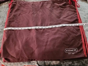 LOT 25 COACH DUSTBAGS STORAGE BAGS VARIOUS SIZES READ LISTING INFORMATION - Picture 1 of 11