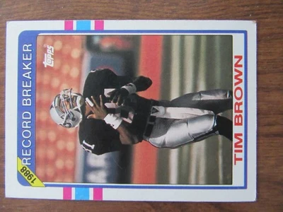 1989 Topps #2 Tim Brown - Image 1 of 2