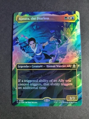 Katara, the Fearless (Borderless Foil) Rare MTG Avatar - Image 1 of 2