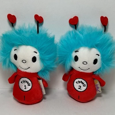 Hallmark Exclusive Itty Bitty THING 1 & THING 2 Dr.Seuss:The Cat in The Hat NICE - Image 1 of 4
