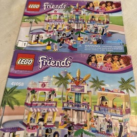 LEGO Friends Instruction Manuals Only 41058 Heartlake Shopping Mall Books 1 & 2