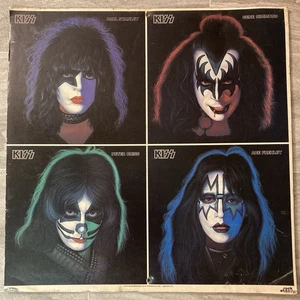 RARE ORIGINAL 1978 KISS SOLO ALBUM RECORD STORE DISPLAY 28”x28 FOAMBOARD - Picture 1 of 13