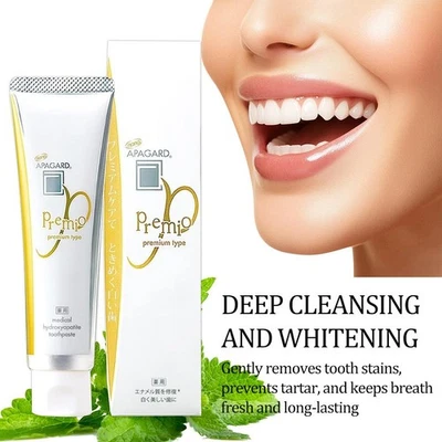 MARKENLOS 105g Apagard Premio Sangi Hydroxyapatite-Toothpaste Teeth Whiten Cavity Protect