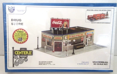 IHC 7-7772  Drug Store HO Model Kit  Sealed - Image 1 of 2