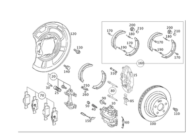 Disco de freno ventilado original Mercedes-Benz 211-423-11-12 Foto 1 de 2