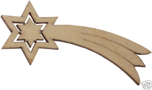 Mini-Holz-Komet 4,5cm Krippenzubehör, Krippe NEFF 8054