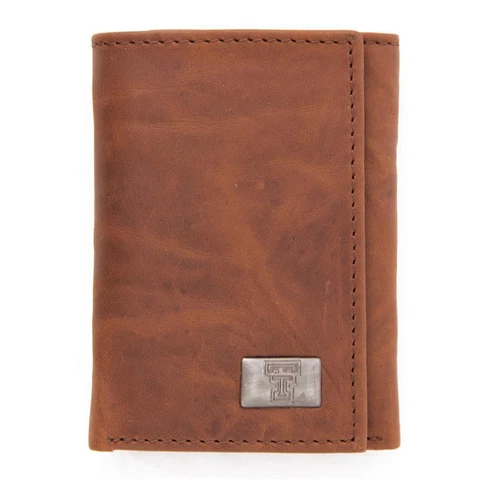 Texas Tech University Wallet Trifold Leather Wallet Cover