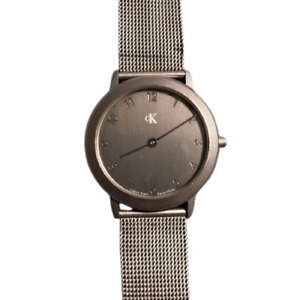 Calvin Klein Watch : CK Quartz Women Analog Thin Wristwatch Working Used