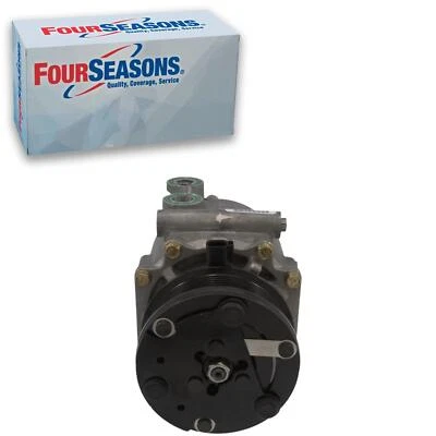 Compresor de aire acondicionado 4 estaciones para Ford E-150 Econoline Club Wagon 2001-2002 Foto 1 de 4