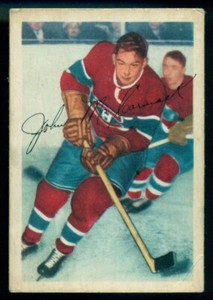 1953-54 PARKHURST HOCKEY #34 John "Goose" McCormack EX Montreal Canadiens Card