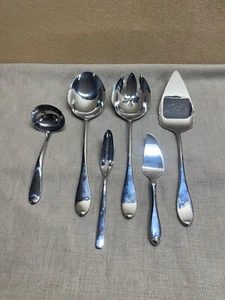 Gorham Serving Utensils set of 6 18/10 Stainless see pics 7" to 11" in size - Picture 1 of 22