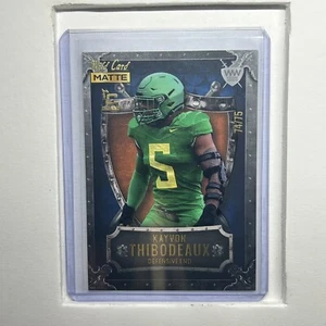 WW-30 Kayvon Thibodeaux 74/75 BLUE CHASE / ORANGE SHIELD - WEEKEND WARRIORS NM/M - Picture 1 of 2