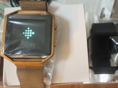 Fitbit Blaze Smartwatch HR MP3 +2 Bänder GETESTET ✅Kieselbänder & Kabel - Bild 1 von 4