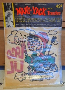 Vintage 1963 Mani Yack Transfer Loco Lil MIP! Kaumagraph Co., MIP!  Ratte Fink Like - Bild 1 von 2