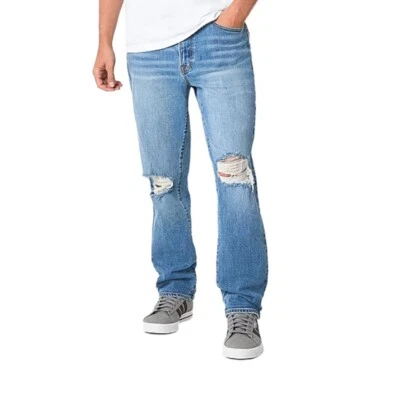 Arizona Advance Flex 360 Jeans Mens 32x30 Loose Fit Distressed Light Wash Denim - Image 1 of 4