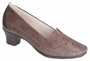 Womens SAS Sonyo Bronze Portabello Moc Shoes Slip On Heel Size 9M 9 - Picture 1 of 7