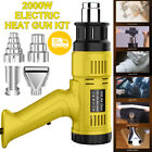 Industrial Heat Gun 2000W Heavy Duty Hot Air Gun Kit Overload Protection 4 Nozz