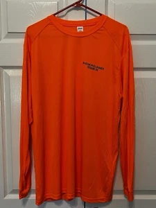 Blaze Safety Orange Long Sleeve XL Shirt UPF 50+ Polyester Raymond James Stadium - Picture 1 of 6