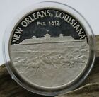 RARE NEW ORLEANS FAIRGROUNDS AND ALL THAT JAZZ SILVER ROUND 62.3g 47.1mm (P2A)