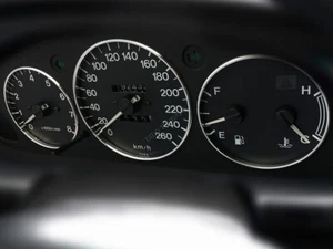 For Mazda Xedos 6 9 1992-2002 Aluminium Polished Chrome Dial dash Rings - Imagen 1 de 9